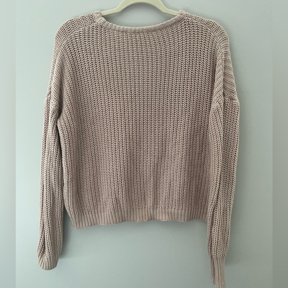 Brandy Melville Light Pink Knit Sweater - Picture 2 of 3